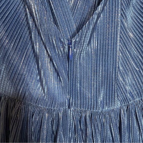 Sabina Musayev Blue Layered Mini Alma Dress - Small - Picture 7 of 9